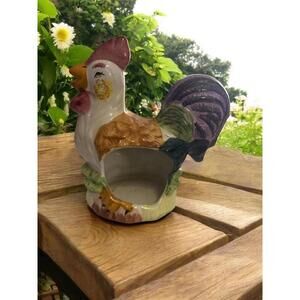 Gemco Ware Rooster Chicken Scouring Scrub Pad Holder.